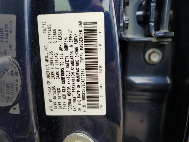 Photo 11 VIN: 1HGCP3F79CA032993 - HONDA ACCORD 