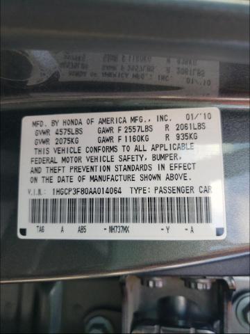 Photo 9 VIN: 1HGCP3F80AA014064 - HONDA ACCORD 