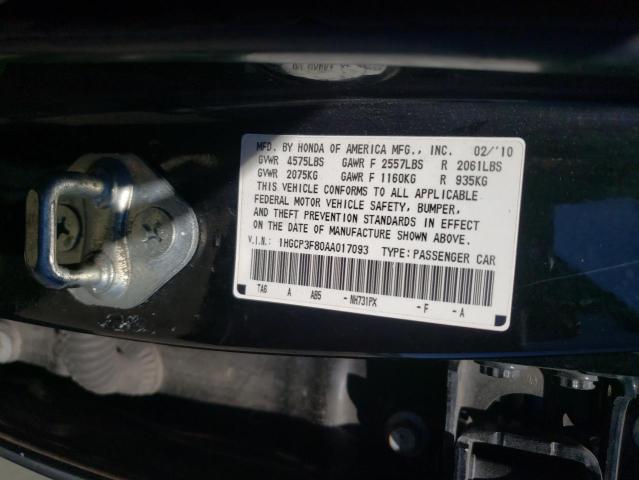 Photo 9 VIN: 1HGCP3F80AA017093 - HONDA ACCORD EXL 