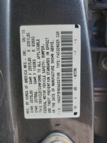 Photo 11 VIN: 1HGCP3F80AA027106 - HONDA ACCORD EXL 