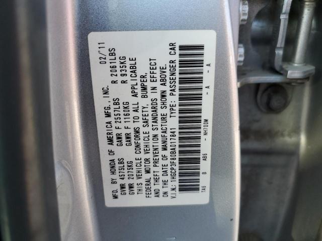 Photo 9 VIN: 1HGCP3F80BA017841 - HONDA ACCORD EXL 