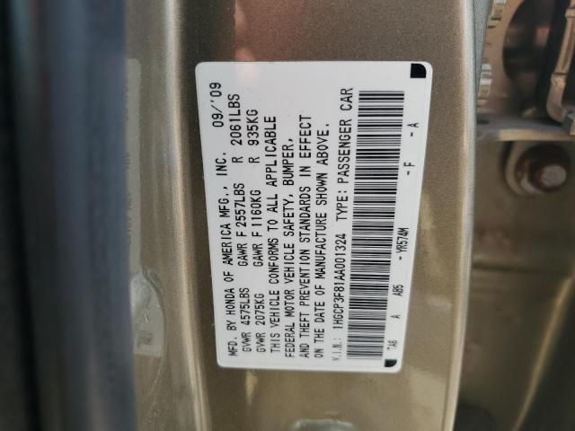 Photo 11 VIN: 1HGCP3F81AA001324 - HONDA ACCORD EXL 