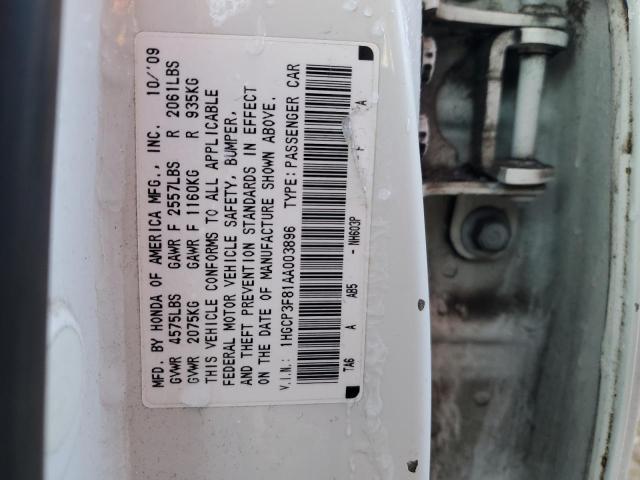 Photo 11 VIN: 1HGCP3F81AA003896 - HONDA ACCORD EXL 