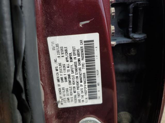 Photo 11 VIN: 1HGCP3F81BA028668 - HONDA ACCORD EXL 