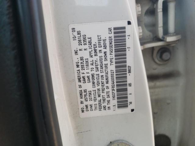 Photo 11 VIN: 1HGCP3F82AA005527 - HONDA ACCORD EXL 