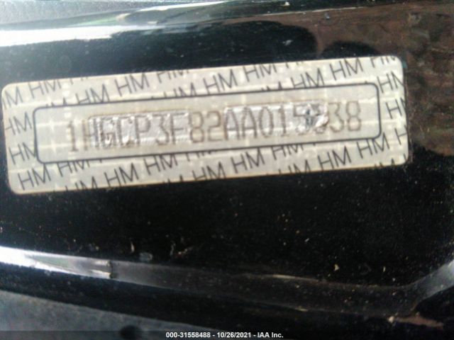 Photo 8 VIN: 1HGCP3F82AA015538 - HONDA ACCORD SDN 