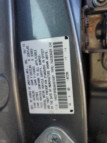 Photo 12 VIN: 1HGCP3F82AA021467 - HONDA ACCORD EXL 