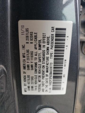 Photo 11 VIN: 1HGCP3F82BA009773 - HONDA ACCORD EXL 