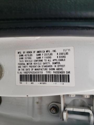 Photo 9 VIN: 1HGCP3F82CA009709 - HONDA ACCORD EXL 