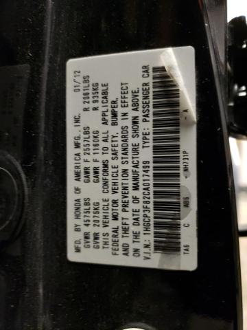 Photo 12 VIN: 1HGCP3F82CA017499 - HONDA ACCORD EXL 