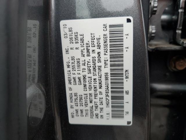 Photo 11 VIN: 1HGCP3F83AA019856 - HONDA ACCORD EXL 