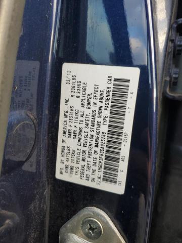 Photo 12 VIN: 1HGCP3F83CA025269 - HONDA ACCORD EXL 