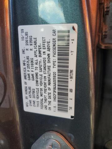 Photo 11 VIN: 1HGCP3F84AA005920 - HONDA ACCORD EXL 