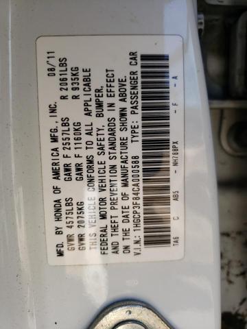 Photo 11 VIN: 1HGCP3F84CA000588 - HONDA ACCORD 