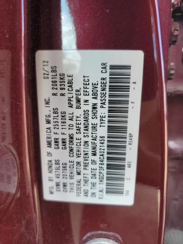 Photo 12 VIN: 1HGCP3F84CA021456 - HONDA ACCORD EXL 