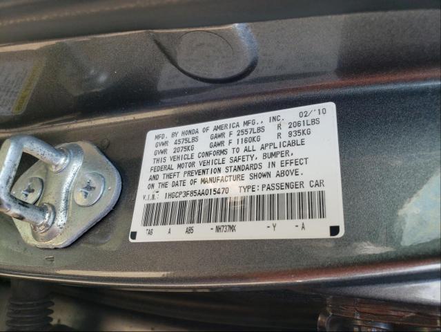 Photo 9 VIN: 1HGCP3F85AA015470 - HONDA ACCORD EXL 