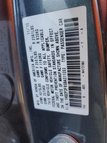 Photo 11 VIN: 1HGCP3F85BA011050 - HONDA ACCORD 