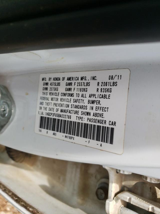 Photo 9 VIN: 1HGCP3F85BA032786 - HONDA ACCORD EXL 