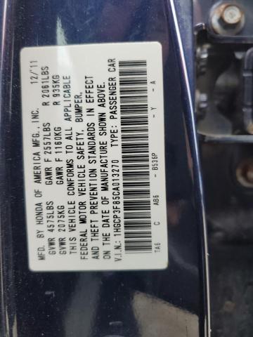 Photo 11 VIN: 1HGCP3F85CA013270 - HONDA ACCORD 