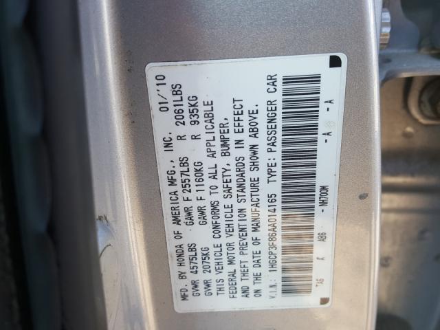 Photo 9 VIN: 1HGCP3F86AA014165 - HONDA ACCORD EXL 