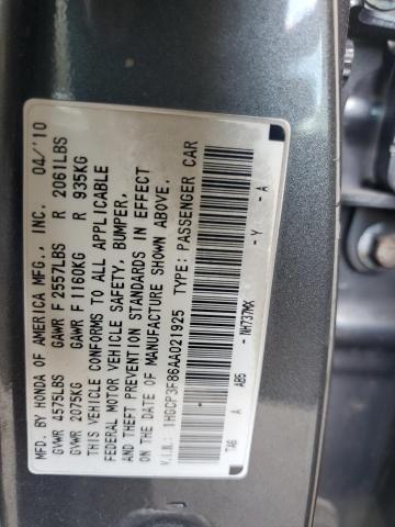 Photo 11 VIN: 1HGCP3F86AA021925 - HONDA ACCORD EXL 