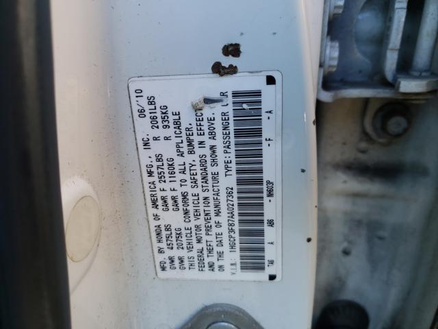 Photo 9 VIN: 1HGCP3F87AA027362 - HONDA ACCORD EXL 