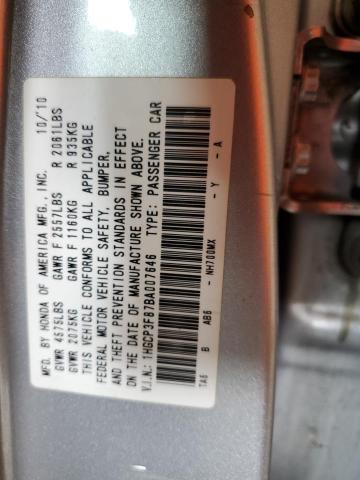 Photo 11 VIN: 1HGCP3F87BA007646 - HONDA ACCORD EXL 