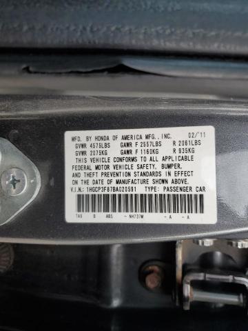 Photo 12 VIN: 1HGCP3F87BA020591 - HONDA ACCORD EXL 