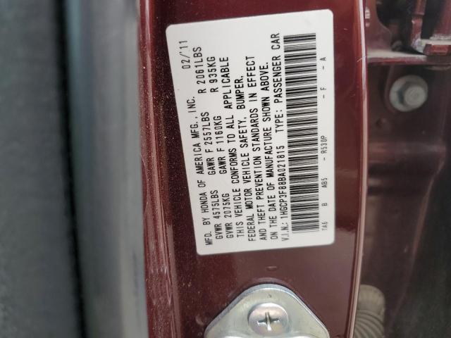 Photo 11 VIN: 1HGCP3F88BA021815 - HONDA ACCORD 