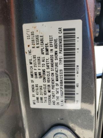 Photo 11 VIN: 1HGCP3F88BA025329 - HONDA ACCORD EXL 