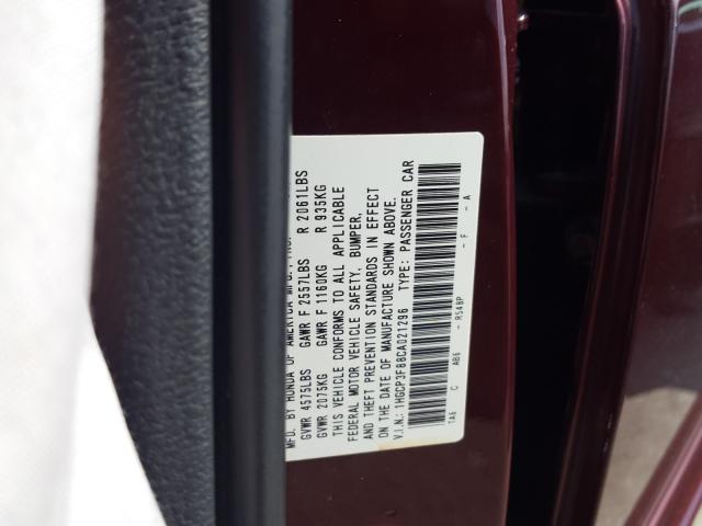 Photo 9 VIN: 1HGCP3F88CA021296 - HONDA ACCORD EXL 