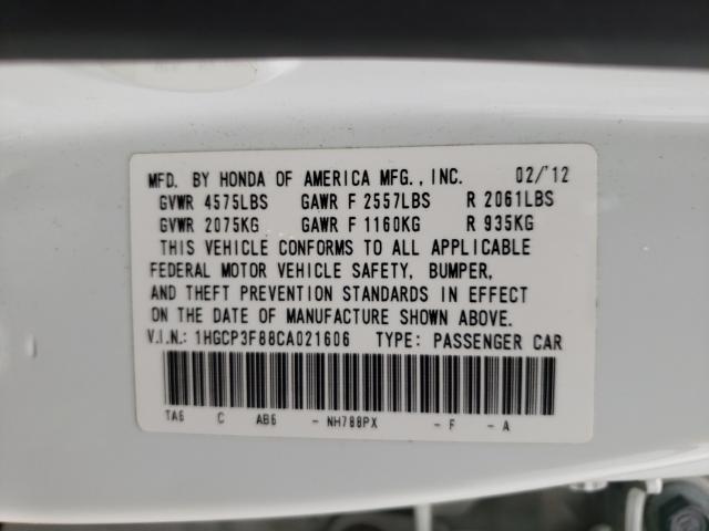 Photo 9 VIN: 1HGCP3F88CA021606 - HONDA ACCORD EXL 