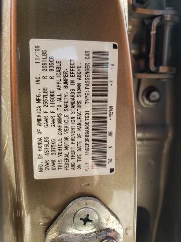 Photo 9 VIN: 1HGCP3F89AA007601 - HONDA ACCORD EX- 