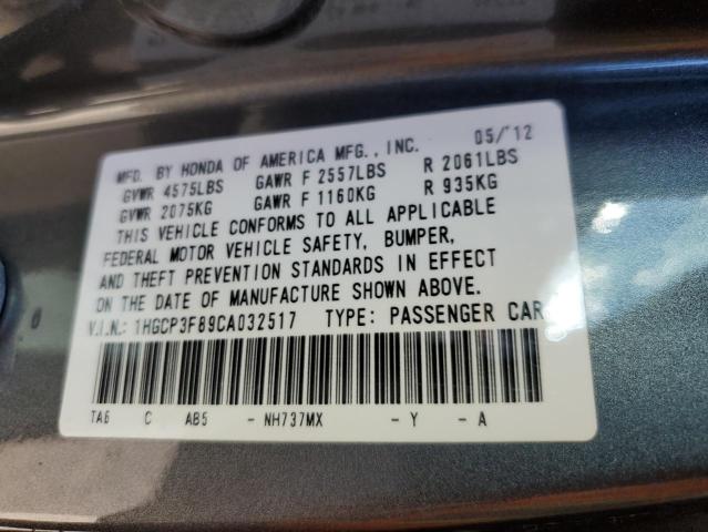 Photo 11 VIN: 1HGCP3F89CA032517 - HONDA ACCORD EXL 