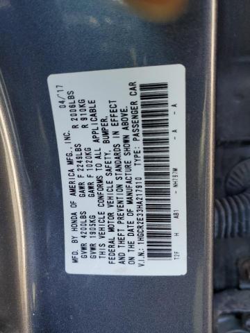 Photo 9 VIN: 1HGCR2E33HA217910 - HONDA ACCORD LX 