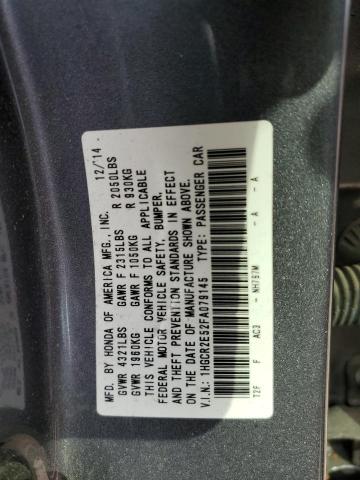 Photo 12 VIN: 1HGCR2E52FA079145 - HONDA ACCORD SPO 