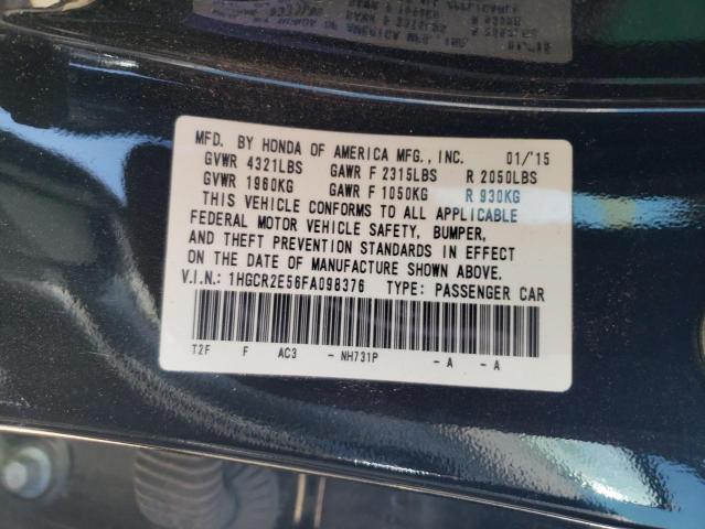 Photo 11 VIN: 1HGCR2E56FA098376 - HONDA ACCORD SPO 