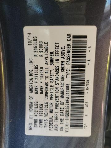 Photo 11 VIN: 1HGCR2E58FA040866 - HONDA ACCORD 