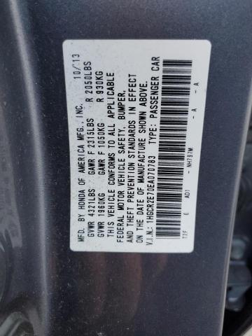 Photo 11 VIN: 1HGCR2E70EA070783 - HONDA ACCORD EX 