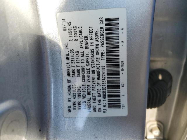 Photo 12 VIN: 1HGCR2E75EA224100 - HONDA ACCORD EX 