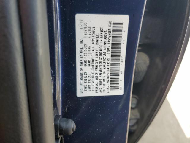 Photo 12 VIN: 1HGCR2F00GA119579 - HONDA ACCORD EX 