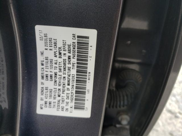 Photo 9 VIN: 1HGCR2F10HA158263 - HONDA ACCORD SPO 