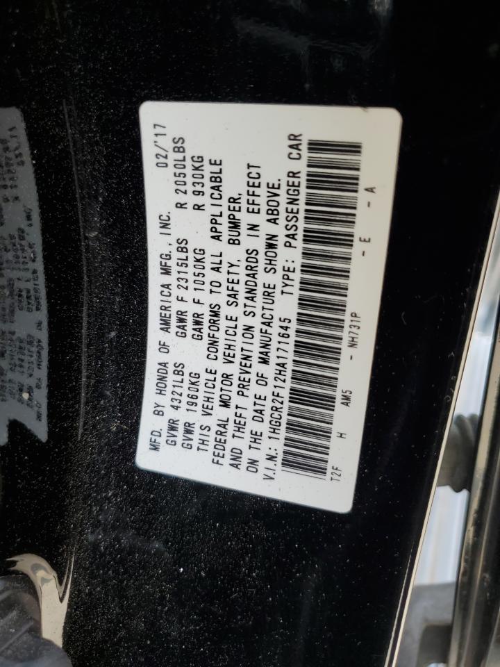 Photo 11 VIN: 1HGCR2F12HA171645 - HONDA ACCORD 