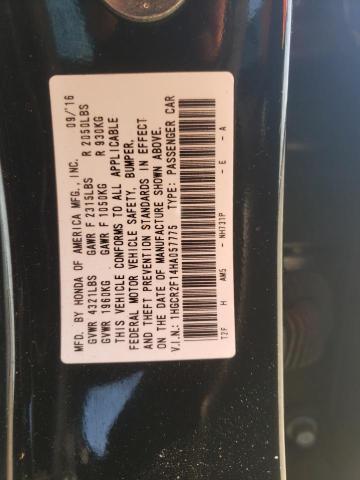 Photo 11 VIN: 1HGCR2F14HA057775 - HONDA ACCORD SPO 