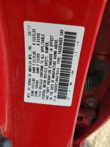 Photo 11 VIN: 1HGCR2F14HA276414 - HONDA ACCORD 