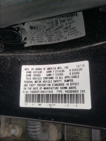 Photo 9 VIN: 1HGCR2F15HA131608 - HONDA ACCORD SPO 