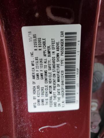 Photo 11 VIN: 1HGCR2F16HA102439 - HONDA ACCORD SPO 