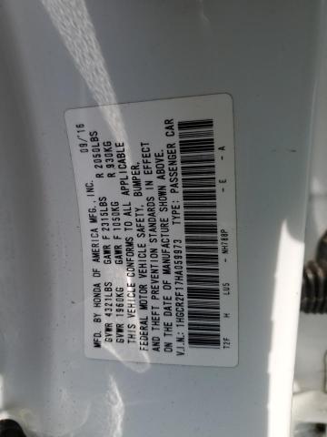 Photo 11 VIN: 1HGCR2F17HA059973 - HONDA ACCORD 