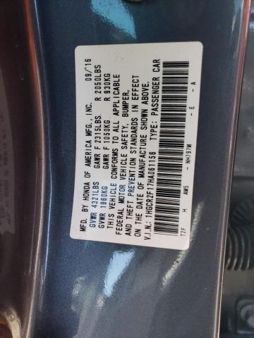 Photo 11 VIN: 1HGCR2F17HA061156 - HONDA ACCORD 