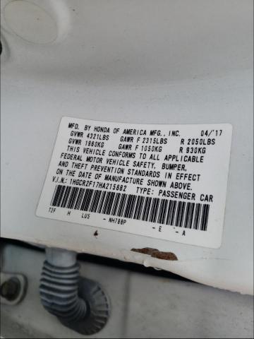 Photo 9 VIN: 1HGCR2F17HA215882 - HONDA ACCORD SPO 